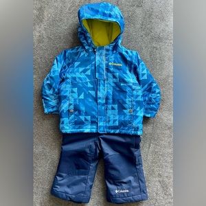 Boys Columbia water proof/breathable snow suit